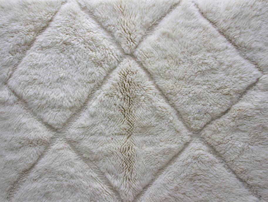 Off-White Beni Ouarain Rug