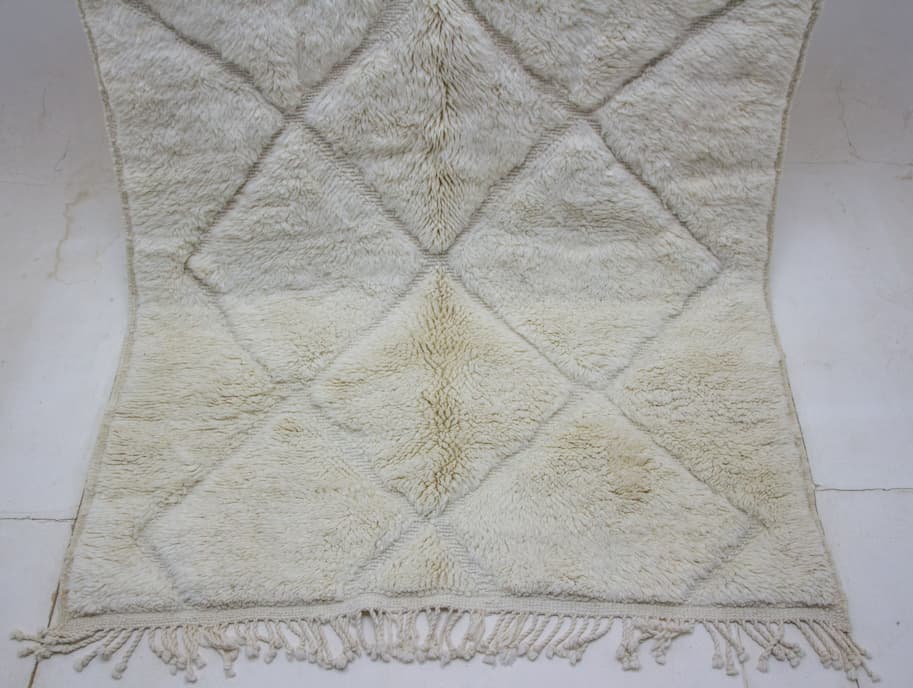 Off-White Beni Ouarain Rug