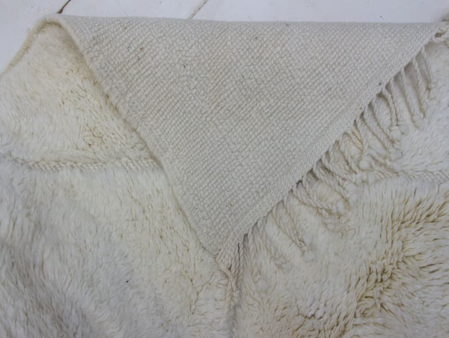 Off-White Beni Ouarain Rug
