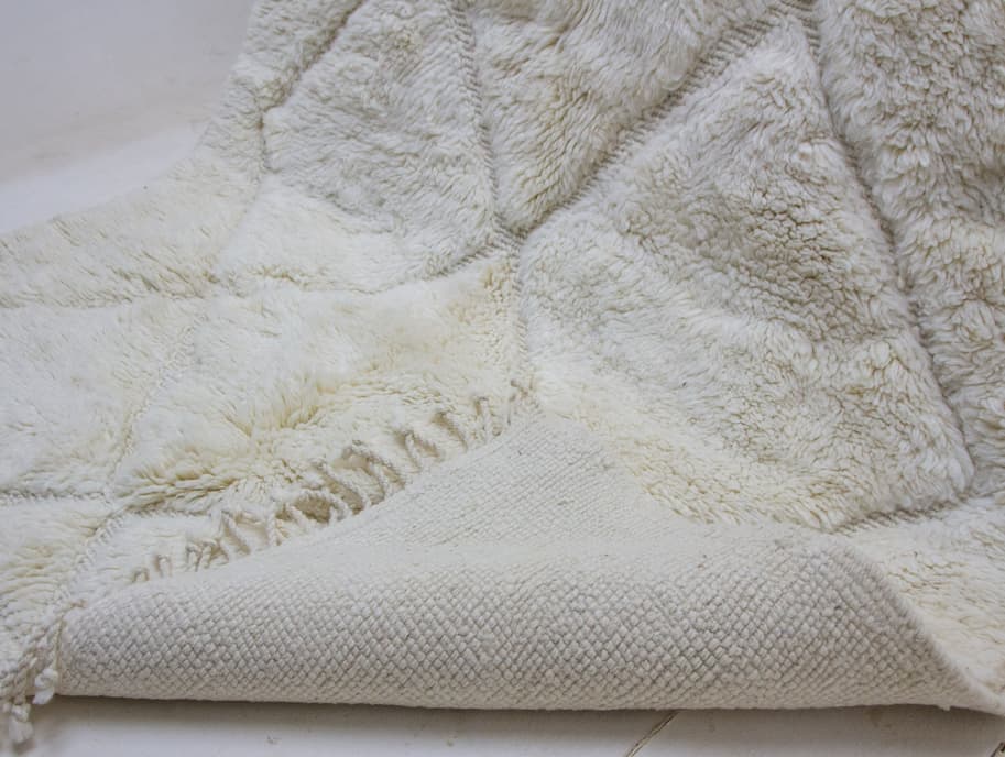 Off-White Beni Ouarain Rug