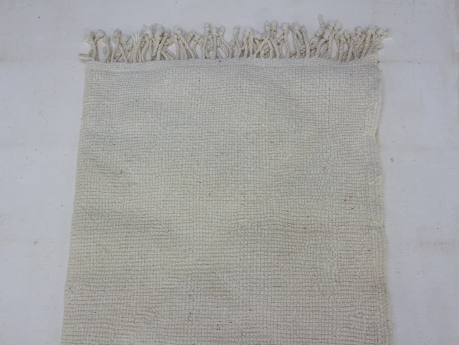 Off-White Beni Ouarain Rug