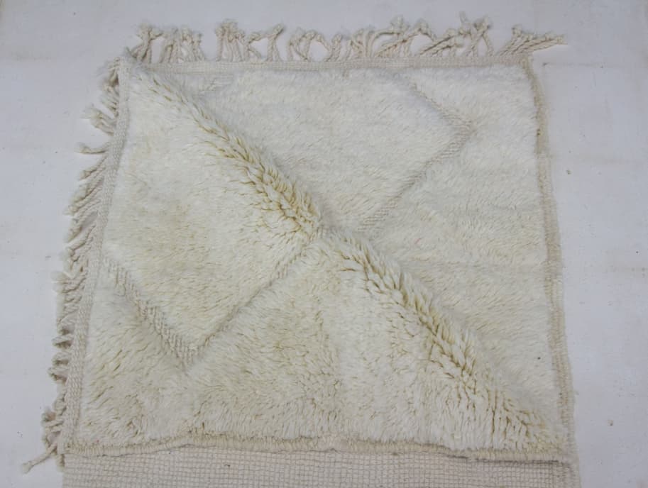 Off-White Beni Ouarain Rug