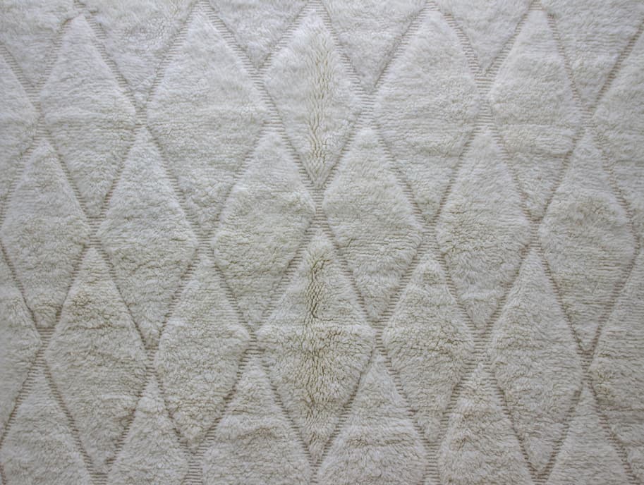 Beige Beni Ouarain Rug