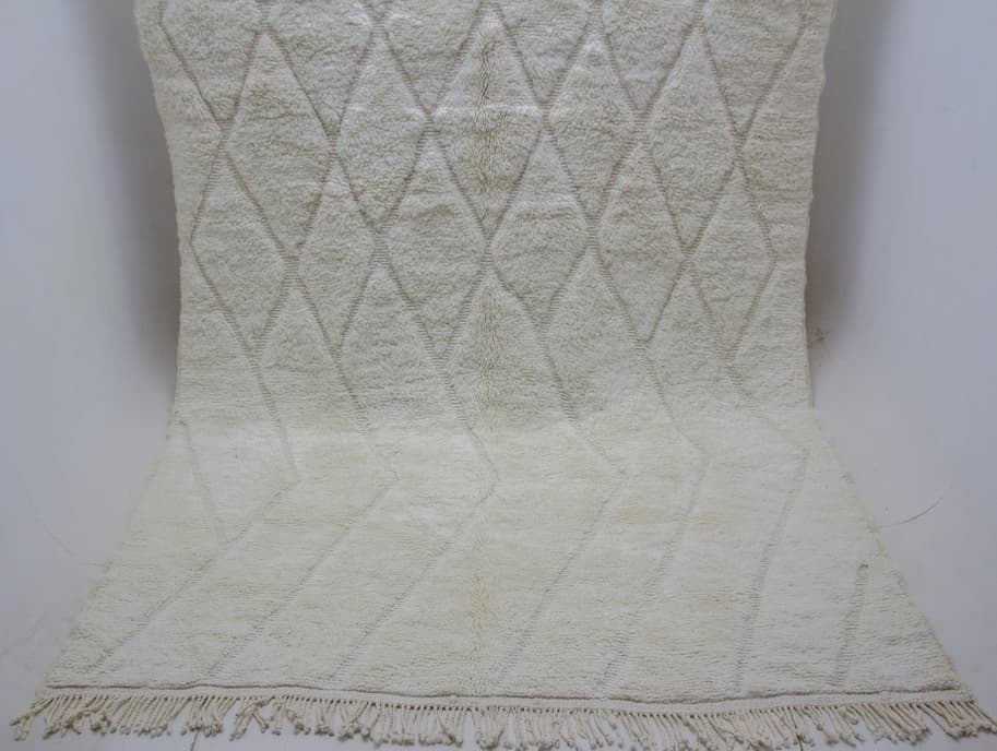 Beige Beni Ouarain Rug