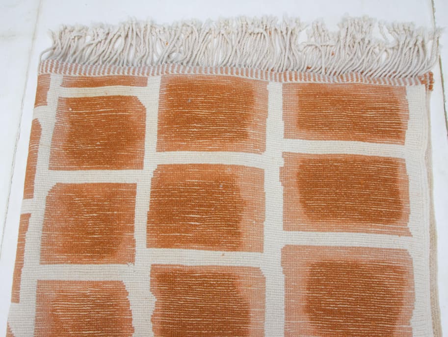 Orange Beni Ouarain Rug