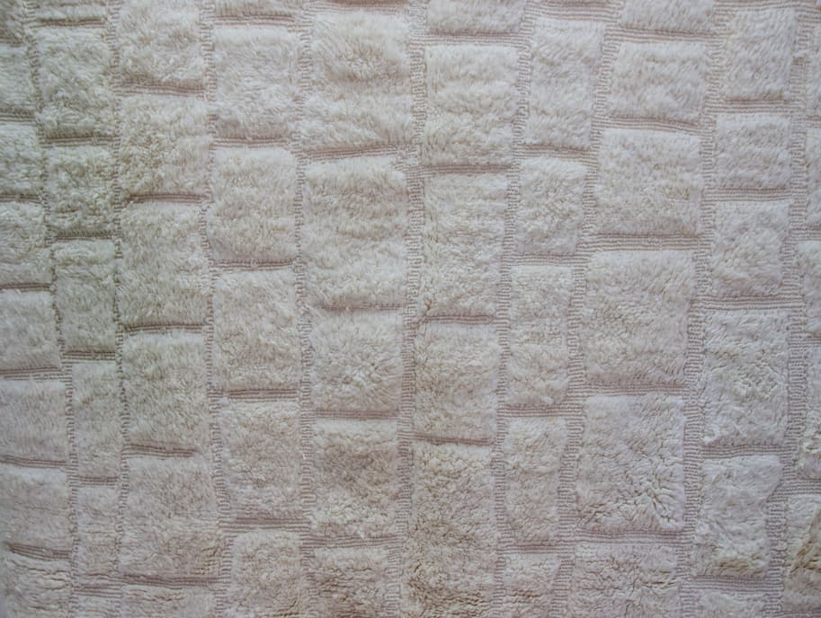 White Beni Ouarain Rug