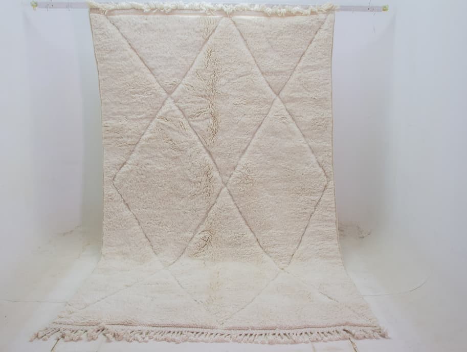 White Beni Ouarain Carpet