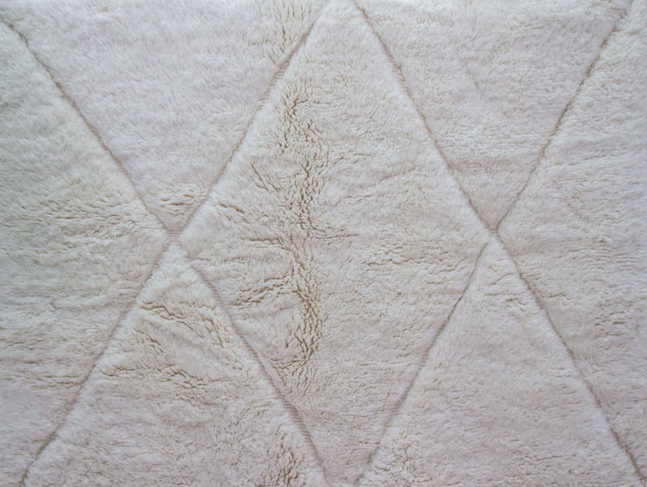 White Beni Ouarain Carpet