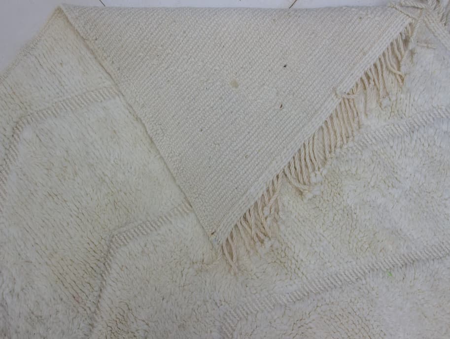 Beige Beni Ouarain Rug
